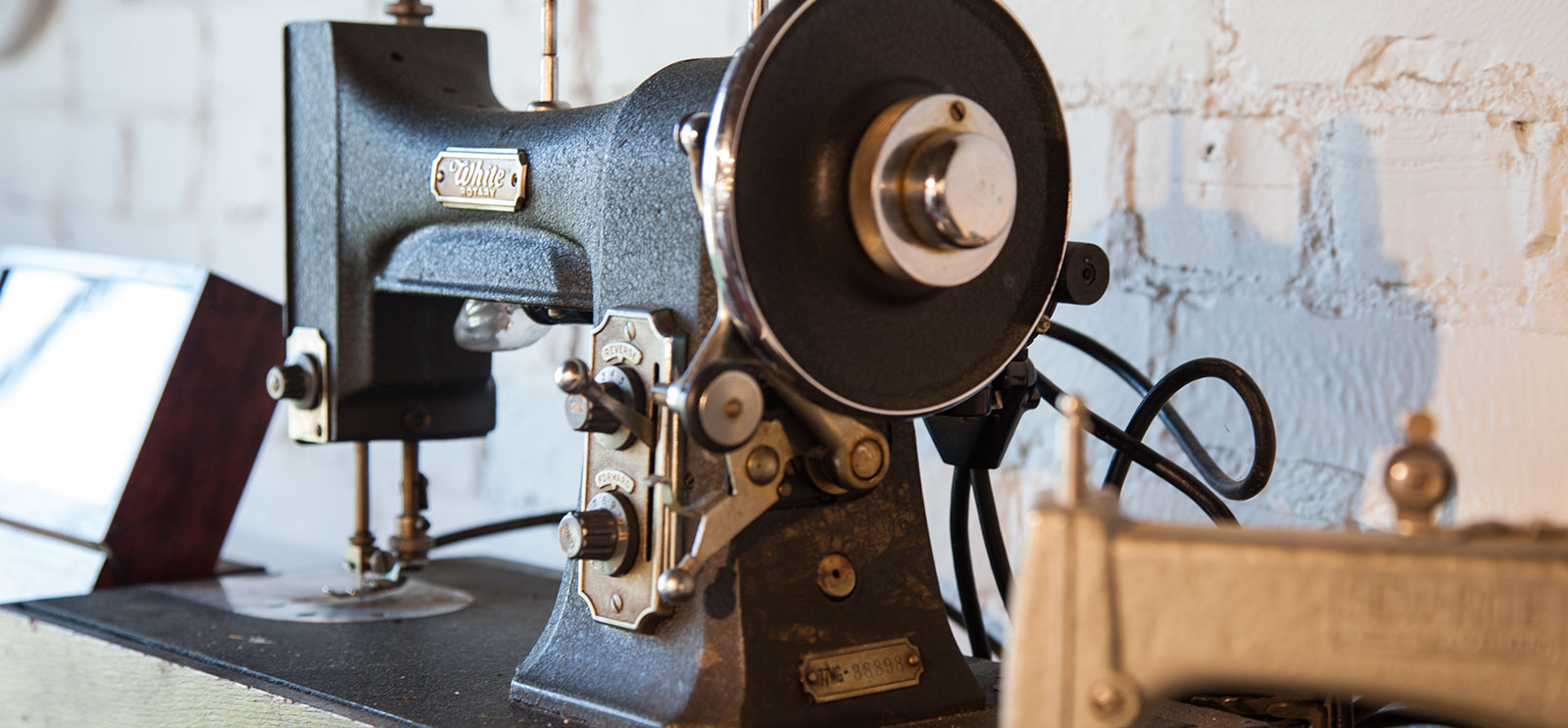 Vintage White sewing machine